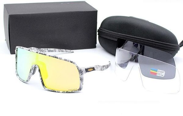 

oo9406 cycling eyewear sutro men fashion polarized tr90 sunglasses outdoor sport running glasses 8 colorful,polariezed,transparent len, White;black