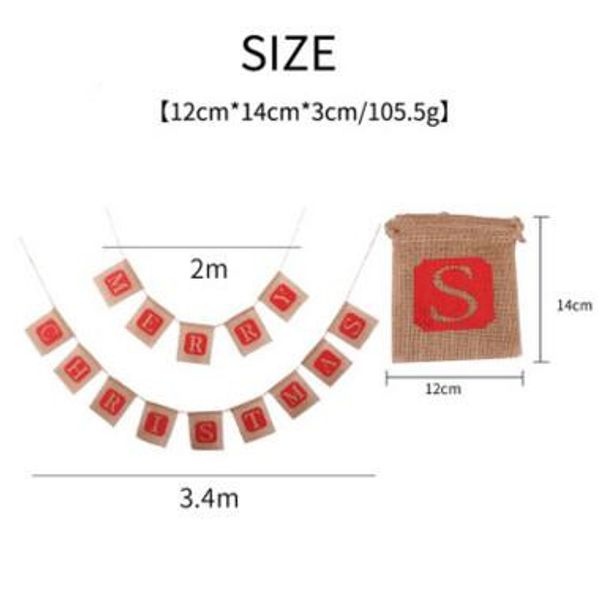 Buon Natale 105.Acquista Natale Bandiere Di Buon Natale Felice Della Tela Di Lino Decorativi Xmas Banner Festa Di Natale Decorazioni Domestiche Hanging Accessori I Regali Dei Giocattoli B6148 A 3 7 Dal Interhome Dhgate Com