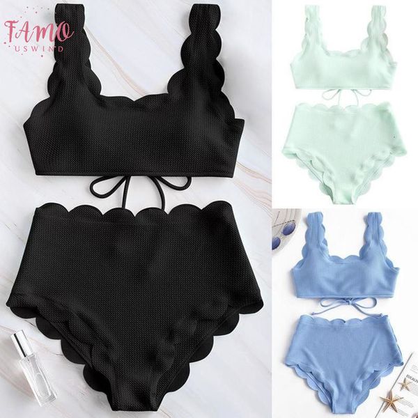 

swimwear women fashion two piece solid push up tankini sets plus size beachwear swimwear solid black bikini ladies casual amp;xs, White;black