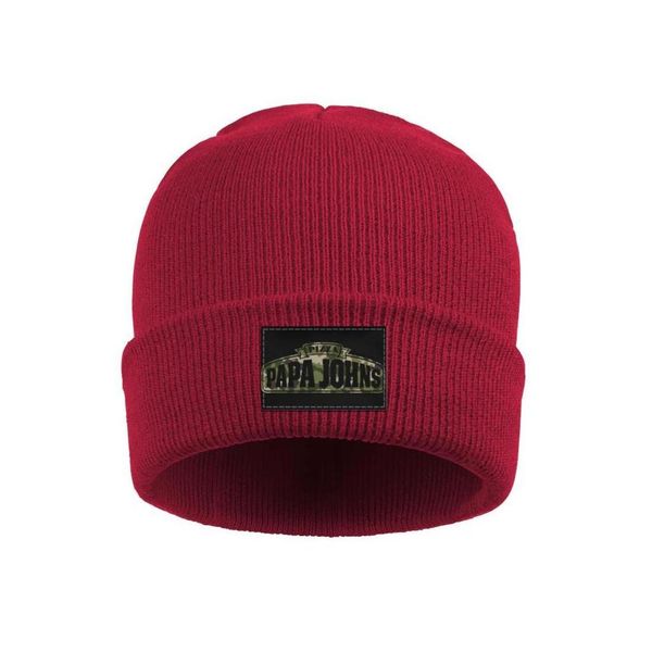 

fashion papa loves pizza camouflage fine knit beanie skull hats classic american flag vintage old delicious food, Blue;gray