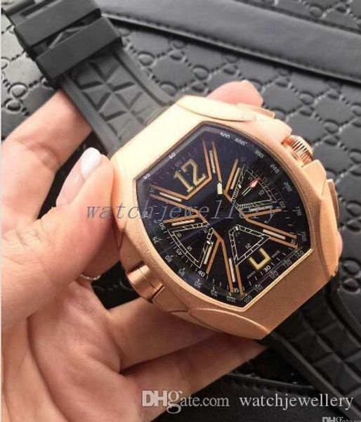 

men's wristwatch cool luxury wristwatch rubberwristband for gift, Slivery;brown