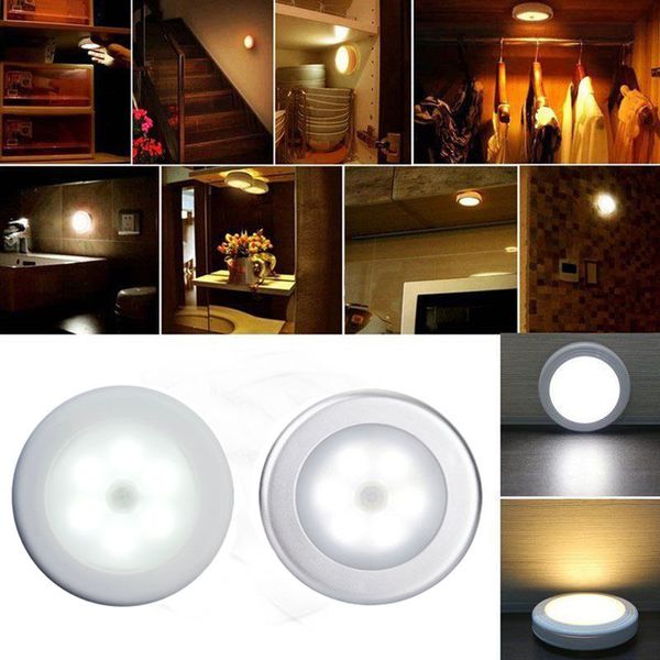 

led light lamp pir auto sensor motion detector wireless infrared home indoor