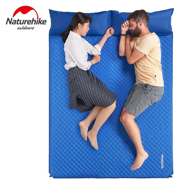 

naturehike outdoor camping double automatic inflatable mat upgraded pad picnic mat widening thickening pads