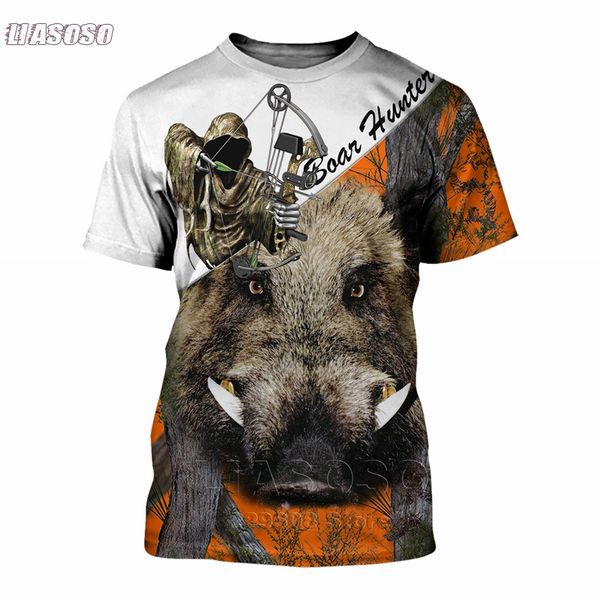 

liasoso harajuku streetwear graphic hunting duck t shirts 3d all over hunting animal t shirts reaper realtree camo shirt, White;black