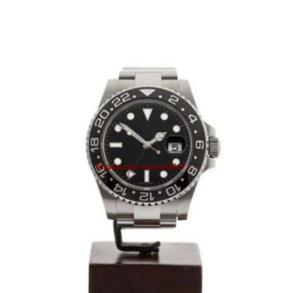 

christmas gift wristwatches mens watch gmt- ii ceramic stainless steel watch 116710ln 40mm, Slivery;brown