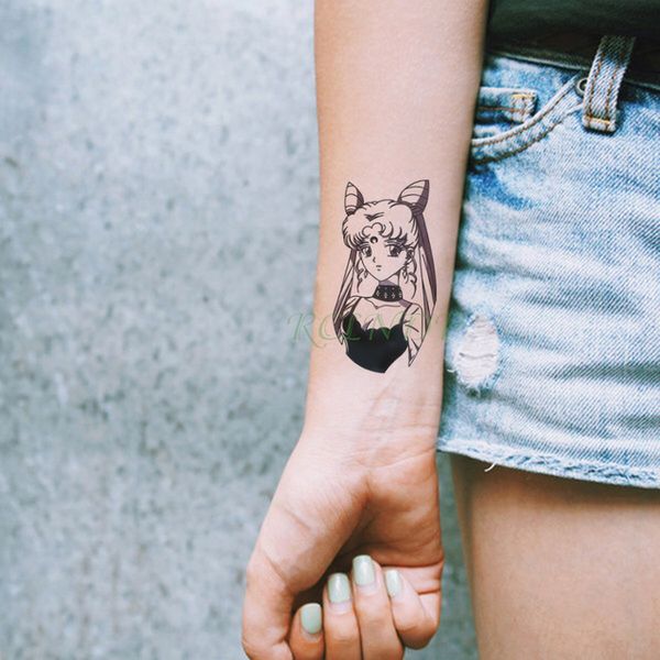 Tatuajes Temporales Impermeable Tatuaje Temporal Pegatina Marinero Luna Dibujos Animados Muchacha Lindo Tatto Flash Tatoo Falso Tatuajes Temporales Impermeable Tatuaje Temporal Pegatina Marinero Luna Dibujos Animados Muchacha Lindo Tatto Flash Tatoo Falso