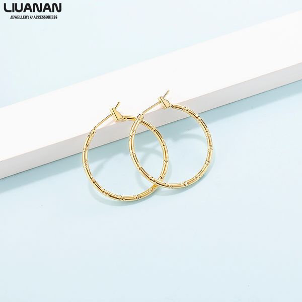 

2pcs/set chic hoop earrings gold plated stainless steel hoop earrings for women copper gold plated small gift 28mm/40mm, Golden;silver