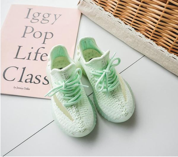 

with box black static bred butter zebra orange green -glow sneaker -beluga cream beige baby boy girls run shoes kids sneakers