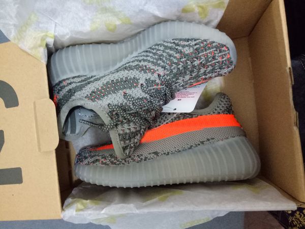 

Adidas yeezy boot 350 Дети повседневная спортивная спортивная обувь полу замороженные 350 Beluga 2.0 серый оранжевый Зебра ядро черный красный Kanye West обувь размер Eur 28-35