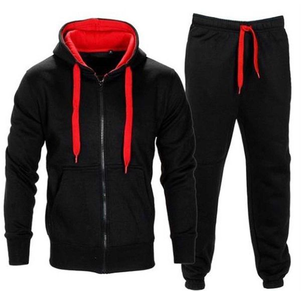 

luxury boutique mens designer tracksuits new fashion hip hop hooded track suit cotton outdoor sports jogger mens tracksuits, Gray