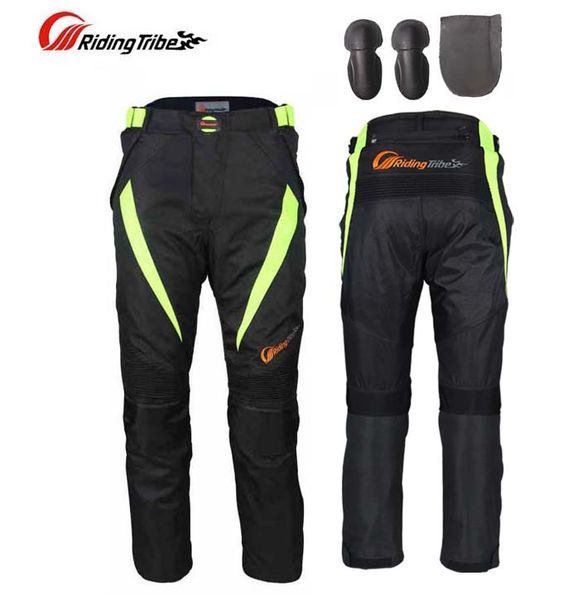 

2017 summer riding tribe motorcycle mesh pants spring cross-country trousers motorbike racing with protector knee hip m 5xl, Black;blue