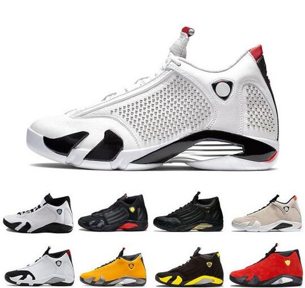 

14s men basketball shoes 14 candy cane the last sdesert sand dmp black toe indiglo thunder mens sports trainers sneakers size 8-13
