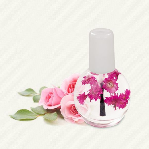 

12ml dried flowers nail oil for treatment nail polish gel cuticle revitalizer x7ja