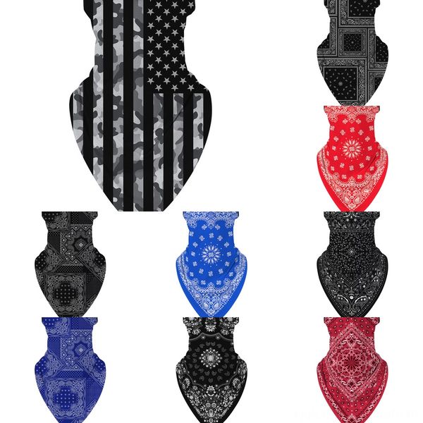 

n0ffd warmer skull halloween cosplay scarf bicycle ski party half face mask ghost scarf bandana neck horror skull headband magi, Black