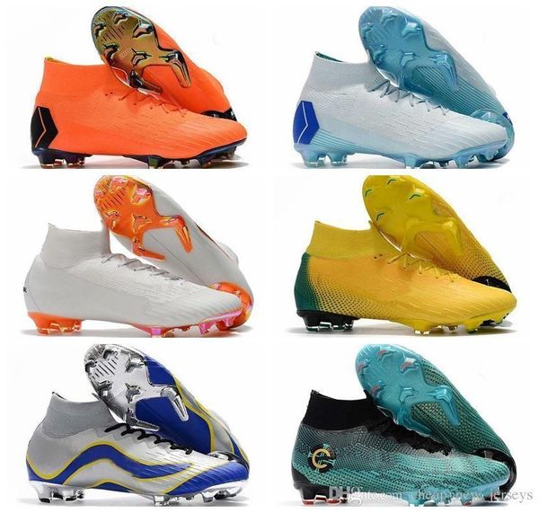

футбол бутсы носки acc mercurial superfly vi 360 elite fg бутсы cr7 криштиану роналду неймар jr футбол обувь botas де футбол