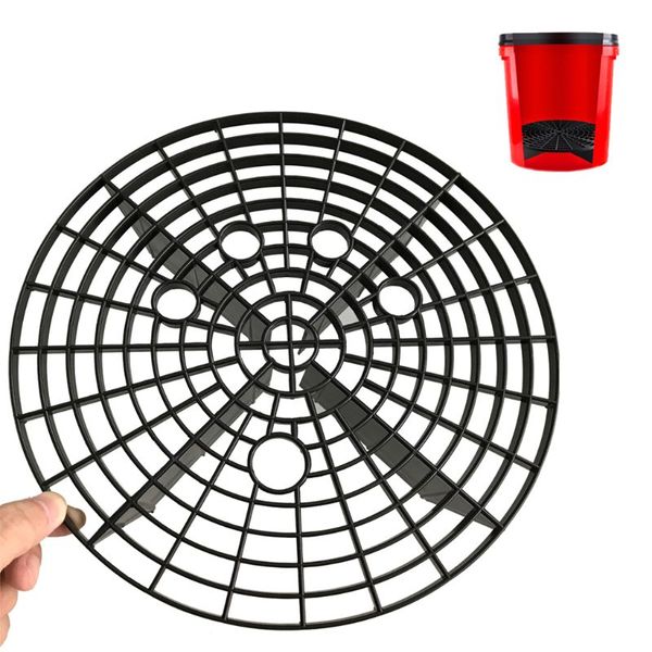 

2 pcs car wash grit guard insert washboard bucket filter sand isolation net 03kb