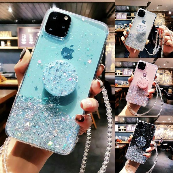 

new bling glitter case for iphone 11 pro max 11 pro 11 xs xr x xs max 6s 6 7 8 plusslim case with stand holder phone cases socket