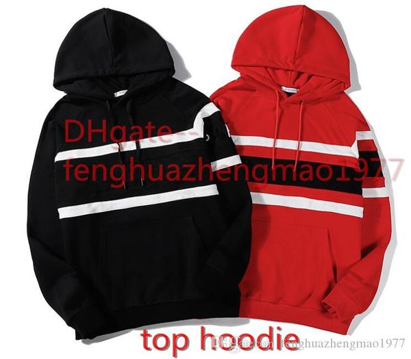 

2020 new international high-end hoodie хлопок толстый вышитый капюшон толстовка высокое качество свитер изысканное пальто спортивная одежда, Black
