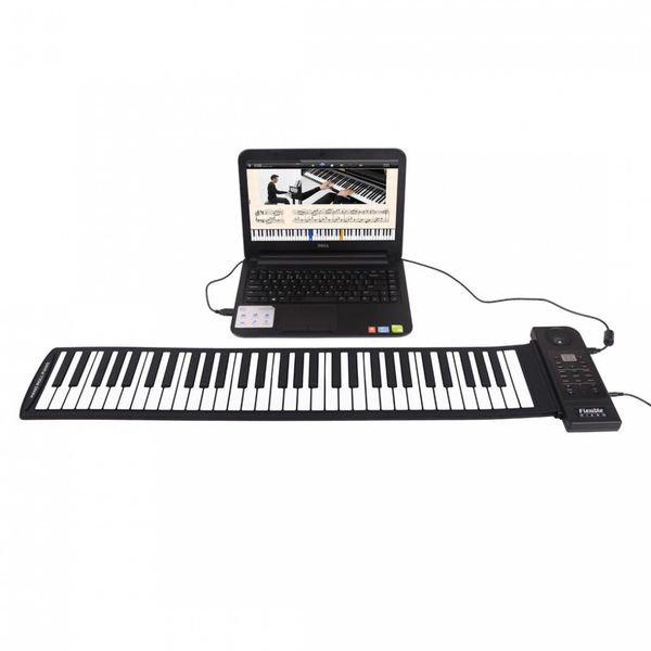 

electronic organ pu88m 88 keys midi 128 tones electronic organ roll up folding piano built-in speaker for kids
