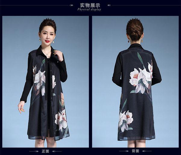 

2019 autumn and winter new women's fashion suit shirt collar windbreaker