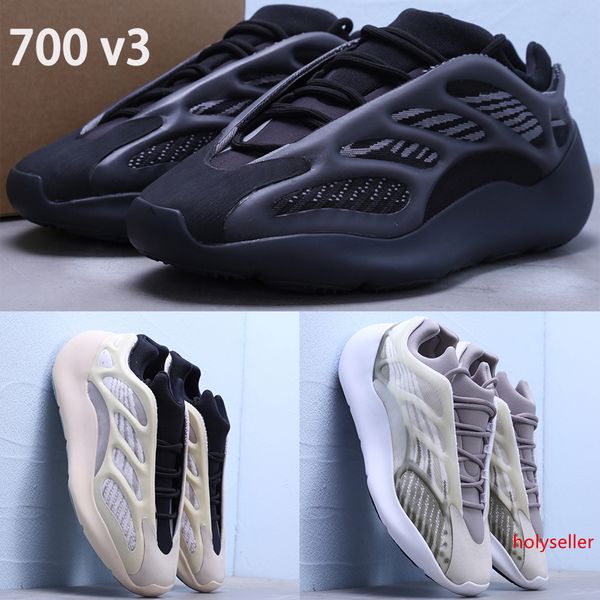 

new azael alvah 700 v3 kanye west mens running shoes white glow in the dark luxury outdoor men women designer sport sneakers