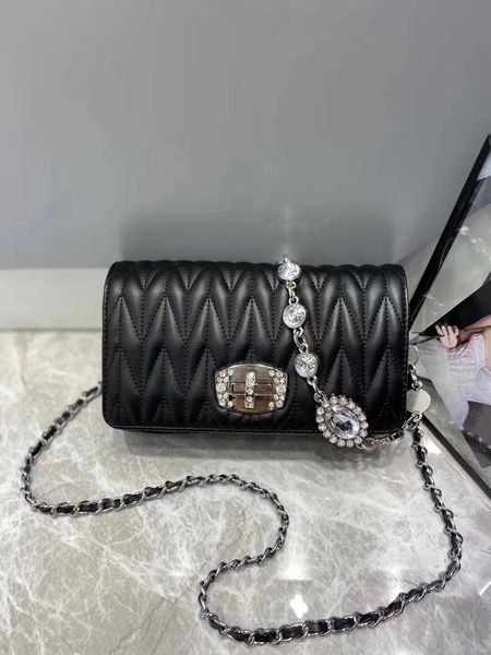 

new fashion ladies leather bag ladies chain shoulder messenger bag