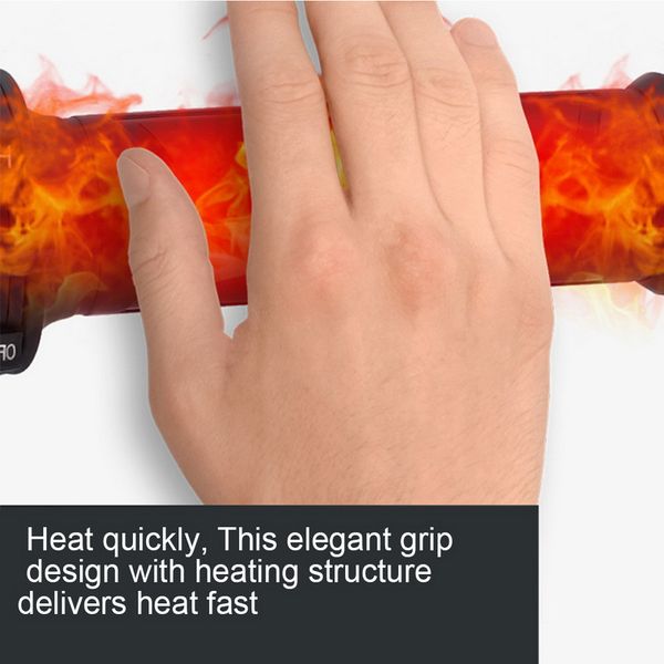 

ergonomic motorcycle handlebar electric heated grips handle warmer 1pair
