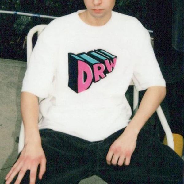 

20fw justin bieber tee logo letter printed tee men women couples simple t-shirt street skateboard summer short sleeves hfymtx694, White;black