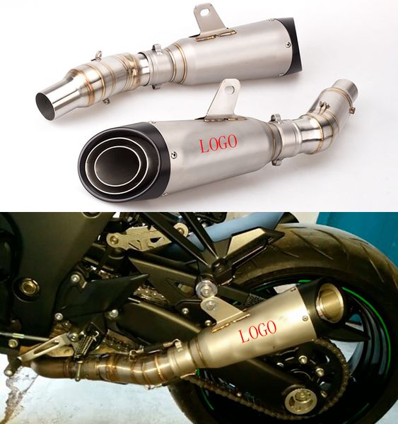 

slip on z1000 motorcycle modified exhaust pipe muffler suitable for exhaust z1000 mid section modified pipe