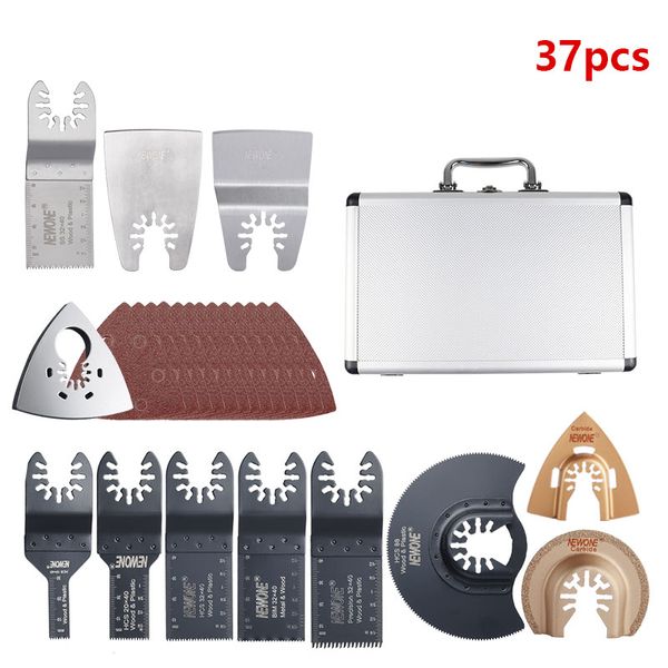 

newone quick release oscillating tool saw blades with aluminum case or cloth bag fit conventional bolt-on and quick change tool