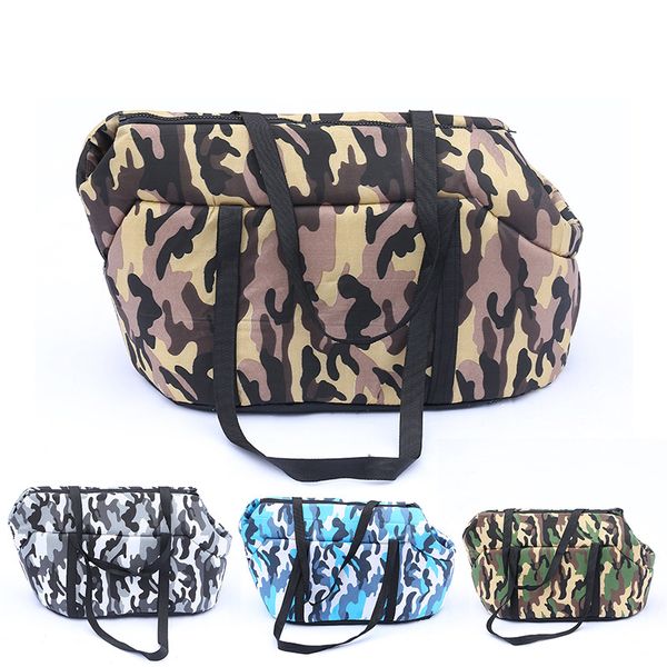 

pet dog small pet carrier travel outdoor carriers camouflage shoulder bag handbag for puppy small dogs breathable bag supplies