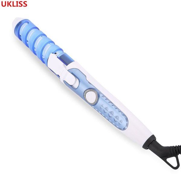 

professional portable hair salon spiral curl styler ceramic perfect curling iron hair curler waver electric culring wand