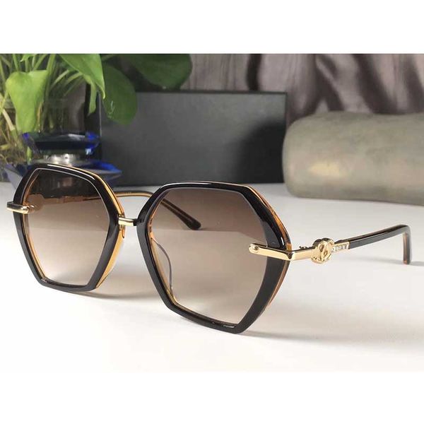 

new brand designer sunglasses irregular sheet frame metal mid beam individual diamond framed uv400 ch1076, White;black