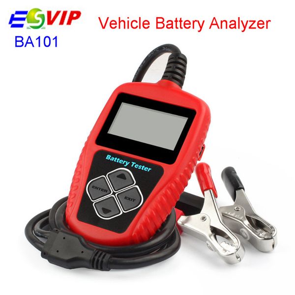 

ba101 car battery tester 12v digital analyzer multi languages bad cell test car tools/5pcs dhl fre