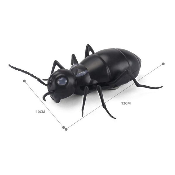

high simulation animal model luminous eyes infrared remote control ant spoof tricky toy funny scary prank toy gift for children