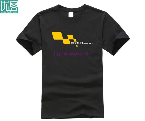 

fashion men t-shirt maglietta renault sport rs clio megane, White;black