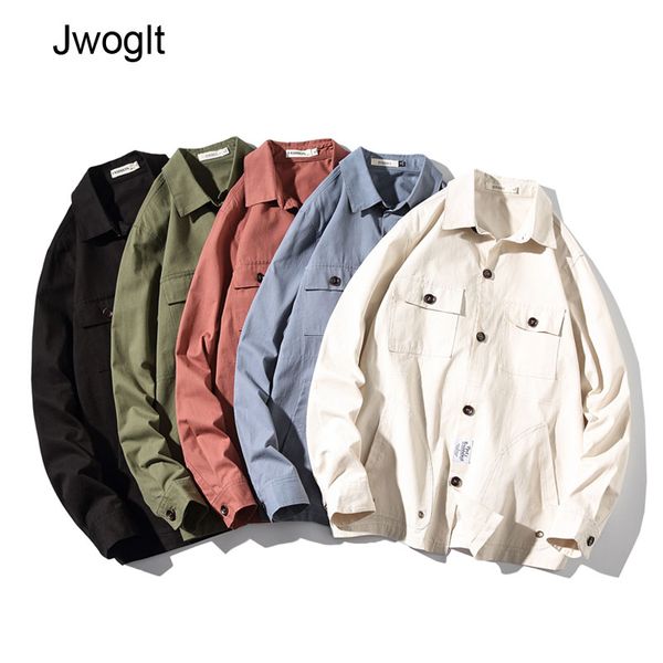 

2020 spring autumn casual men shirts regular fit multi pocket blouse button down men social shirt cotton long sleeve 5xl, White;black