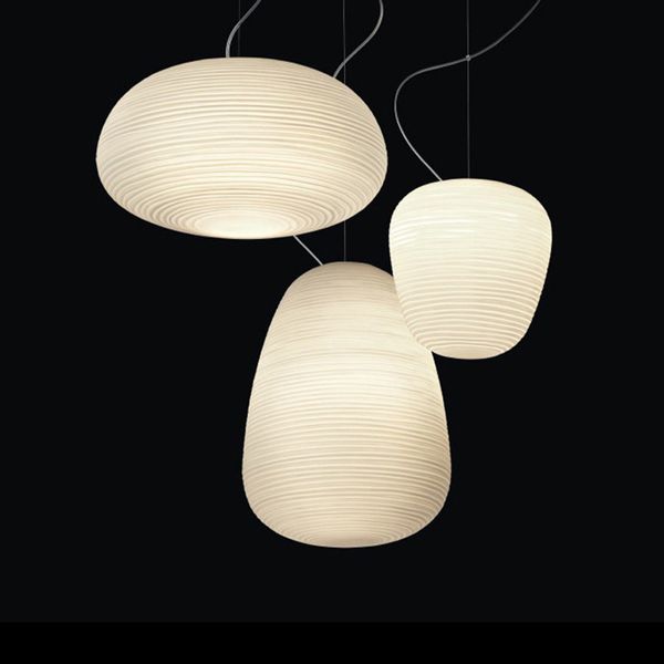 

Modern Spiral Frosted Glass Led Pendant Lamp Minimalism Designer Led Suspend Lamp Indoor Fixtures Hanging Lamparas