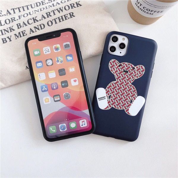 

designer brand phone case for iphone 11 pro max xs xr x 6 7 8 plus silicone case
