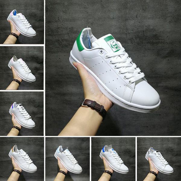

2019 new stan smith classic casual shoes for men women triple black white gold outdoor leather sports designer trainer sneakers