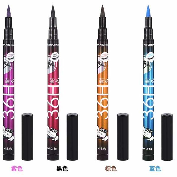 

36h black waterproof liquid eyeliner make up beauty comestics long-lasting eye liner pencil makeup tools for eyeshadow dhl free