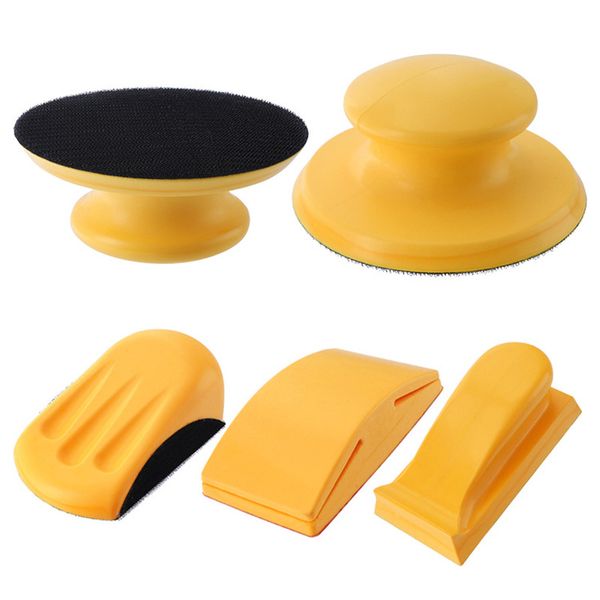 

5" polishing disc replacement flocking sand paper holder rubber grinding machine frame sanding pad handheld abrasive tools