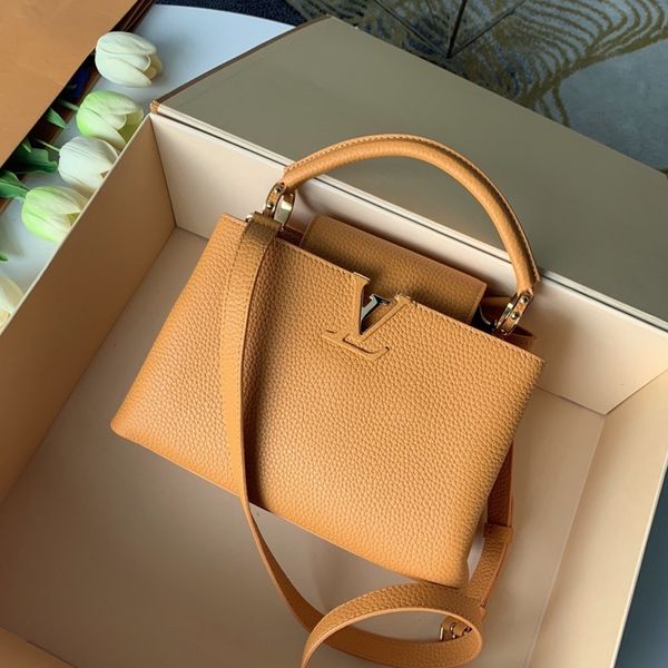 

m94586-3 new french-end brand luxury handbags fashion leather bag womens party travel decoration bag with box ing