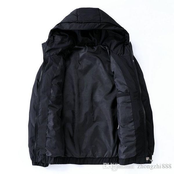 

fashion winter jacket dg new mens designer down jacket street fashion classic badge logo thick outdoor climbing hooded coat, Black