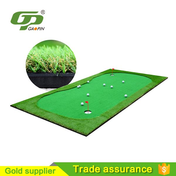 

golf putting green practice realistic synthetic turf custom made golf mat for outdoor indoor training factory direct sale