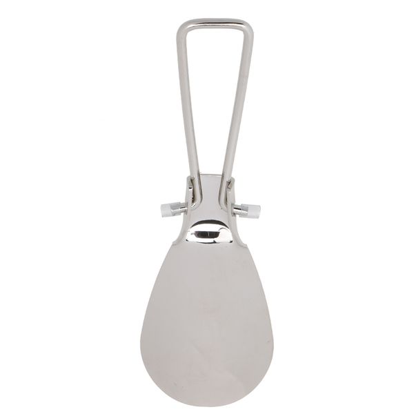 

professional portable stainless steel folding shoe horn lifter shoehorn, White;pink