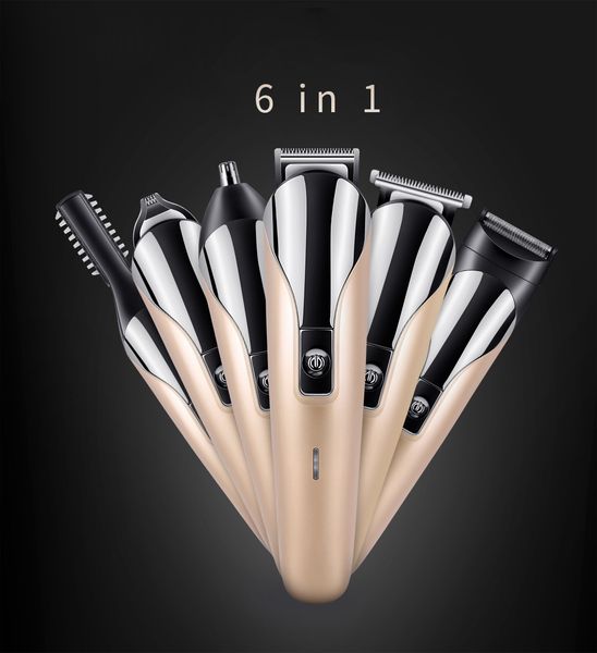 

триммер для волос ретро масляная головка резьба электрическая машинка для стрижки волос 6 в 1 многофункциональный набор машинок для стрижки