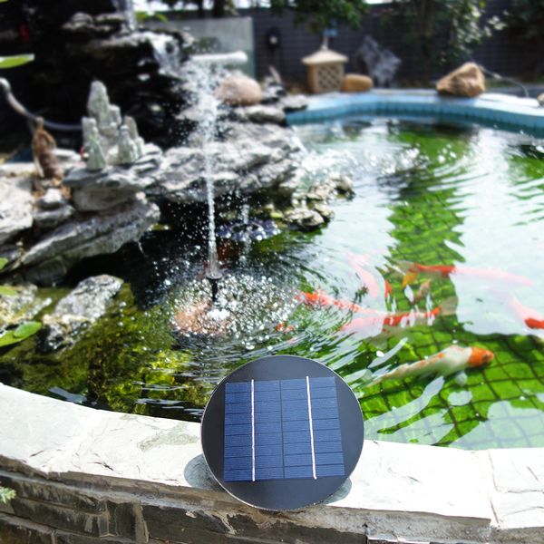 

9v 1.5w/2w/3w 180-200l/h solar panel water pump solar powered brushless pump fountain submersible water pump for pond garden