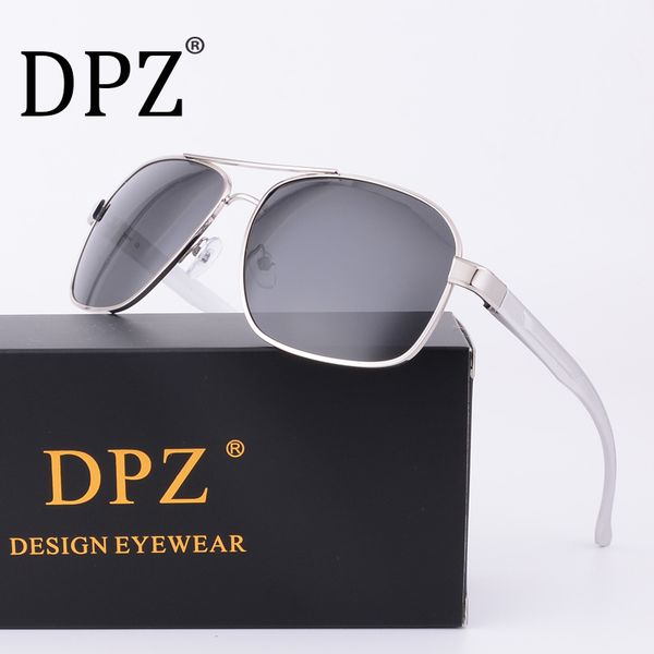 

2019 dpz men sunglasses polarized aluminium sun glases zonnebril de soleil oculos de sol aviador rays, White;black