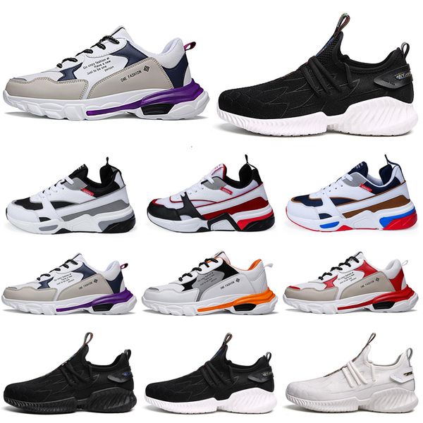 

new fashion men running shoes breathable black white red orange platform triple s mens trainers sport sneakers 40-46